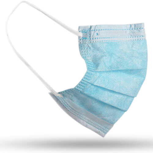 Cubreboca Plisado con Filtro azul